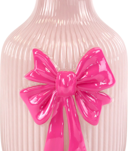 6082 VASE VERRE BLOOMING BOW